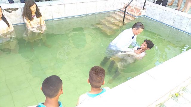 Batismo nas Águas de 24 de Junho de 2018